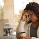 woman suffering from uncommon signs of depression