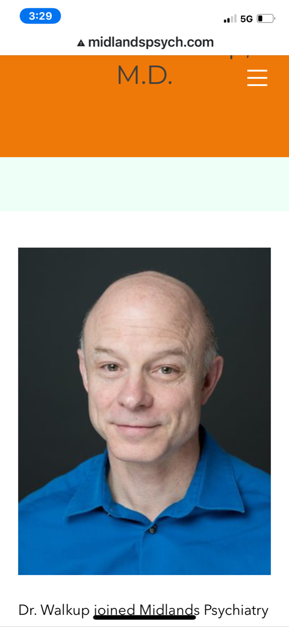 Psychiatrist in Columbia, South Carolina, William Walkup, MD Lifestance